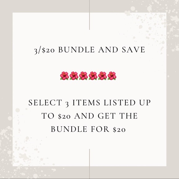 3/$20 Bundle and Save Offer - Picture 1 of 1